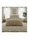 24home.gr Satin Σεντόνι King Size 270x270εκ. Beige
