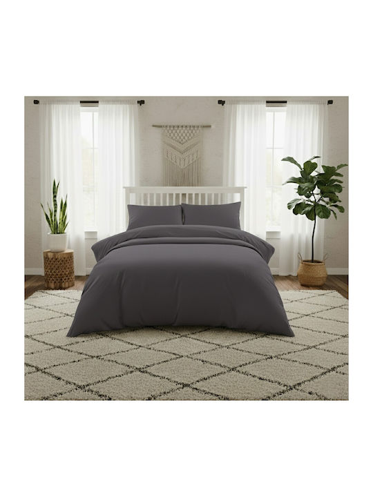 24home.gr Satin Σεντόνι King Size 270x270εκ. Da...