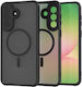 Spacecase Hybrid Magsafe Back Cover Πλαστικό Μαύρο (Galaxy A37)