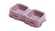 Ideaplus Pet Kunststoff Futterautomat 2x in Lila Farbe