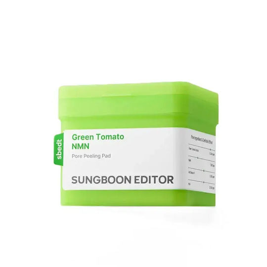 Sungboon Editor Exfoliating Pads Poren Grüne Tomaten Nmn 180 Ml