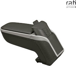 Rati Armster Car Armrest Console Leatherette Compatible with Opel Corsa D 2006-2014 Silver Color Rati Armster Car Armrest Console Leatherette Compatible with Opel Corsa D 2006-2014 Silver Color