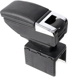 Autoline Universal Car Armrest Console In Black Colour