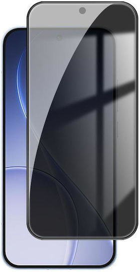 Oppo Reno15 Pro Max Global Kalebol High-aluminum Screen-printed Full-coverage Black-border Privacy Tempered Glass Film