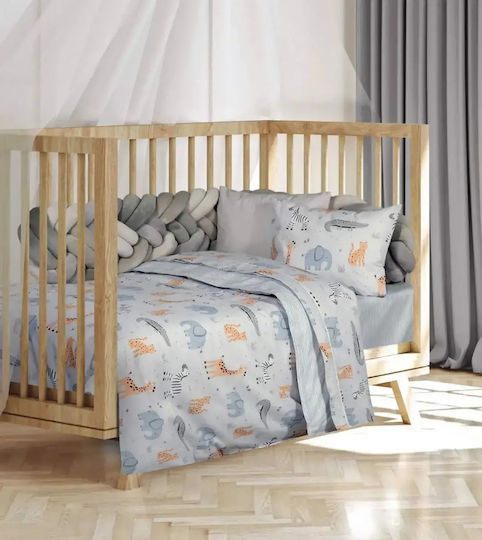 Greenwich Polo Club Set Baby Sheets Crib Cotton Essential 8867 Green 130x170cm 3pcs