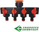 Plastic 4-Position Branch Connector Ecogreen 4006