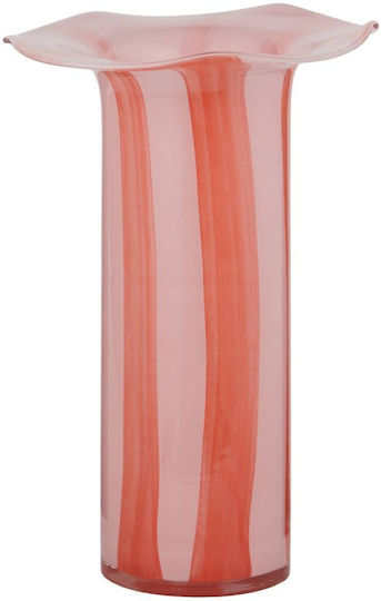 Butlers Dekorative Vase Glas Glory Rosa Y30cm