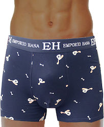 Jiexin Men's Boxer Blue
