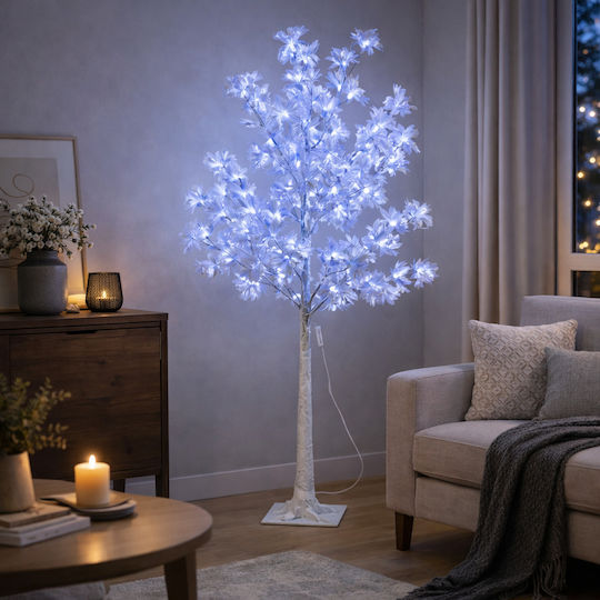 ForHome LED Floor Lamp Height 150cm Silver