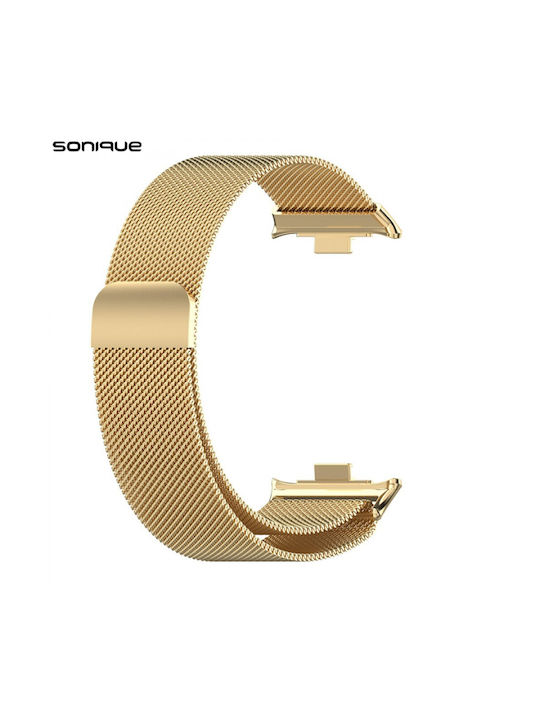 Oem Mπρασελέ Μεταλλικό Λουράκι Xiaomi Redmi Watch 4 Smart Band 8 Pro Ασημί