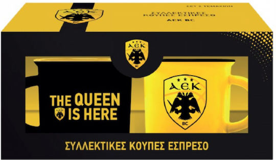 Сет Чаши Еспресо АЕК Баскет