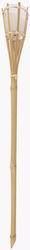 Ecoshadow Gartendekorationen Bambus Fackel Mit Citronella Kerze H120cm