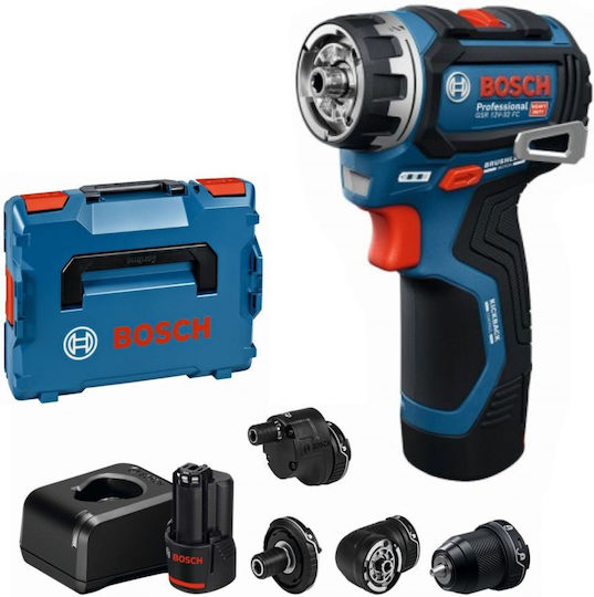 Bosch GSR 12V32 FC Angle Battery Brushless Drill Driver 12V 2x2Ah