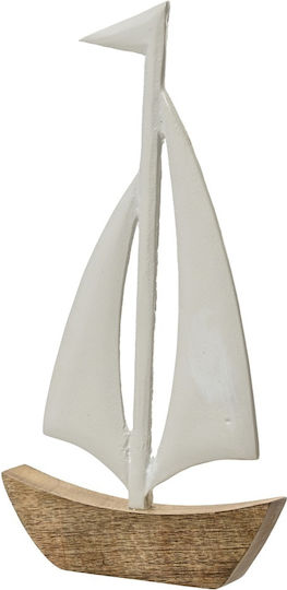 Kaemingk Miniatură Decorativă Navă Din Lemn 2.5x25x46cm