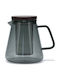 Salt & Pepper Чайник с Филтър Стъклен Сив 930ml