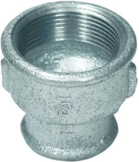 Galvanized Coupling Reducer 1" X 3/4" Gebo