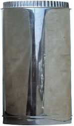 Stainless Steel Chimney Pipe Ø100mm Length 25cm Kamininox Stainless Steel Chimney Pipe Ø100mm Length 25cm Kamininox