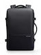 Rucsac De Călătorie Mark Ryden Compatibil Laptop 17.3" Tabletă 11" Extensibil 30-45l Port Usb Micro Usb Material Oxford Impermeabil Sistem Antifurt Culoare Neagră Perfect Pentru Călătorii Afaceri Utilizare Zilnică