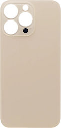 Πίσω Τζάμι Apple Iphone 13 Pro Back Glass Μεγάλη Τρύπα Κάμερας Enlarged Hole Gold