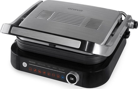 Orava Grillchef 2 Tabletop Electric Grill Grate 2100W with Adjustable Thermostat 35x33cm