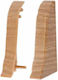 Right End Cap Pvc Skirting Doellken Slk50 Natural Walnut