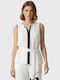 Women's Sleeveless Top Ecru