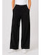 Women's Cotton Pantaloons in Regular Fit Black SC-SH003-26TR-BLACK