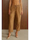 Women's Fabric Trousers Terracotta