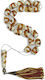 Roloi Komboloi Worry Beads with 21 Beads from Camel Bone Length 36cm Multicolour