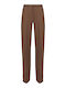 Damen Stoffhose Braun