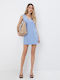 Summer Mini Dress for Wedding / Christening Light Blue