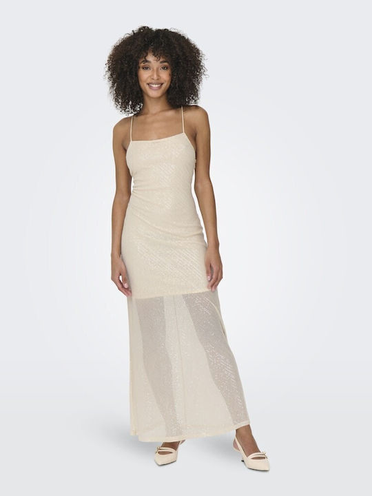 Only Sommer Maxi Abendkleid Beiges