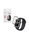 Volte-tel Tempered Glass Apple Watch 7 8 9 45mm 3d Curved Aluminium 1.9'' 0.30mm Full Cover & Installation Tool Gold 5205308417054