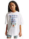 Kinderoberteile T-Shirt Weiß Sportswear