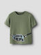 Kids Top Short-sleeved Khaki Nreg Top Box