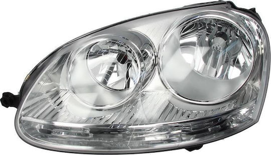 Carro Front Light Chrome Mirror E Tyc Suitable For Vw Golf V Variant 2007-2009 1k5 1k6941029p Left 1 Piece