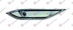 Carro Flash Fender Plastic Clock Suitable Porsche Cayenne 2010-2015 92a 95863110110 Left 1 Piece