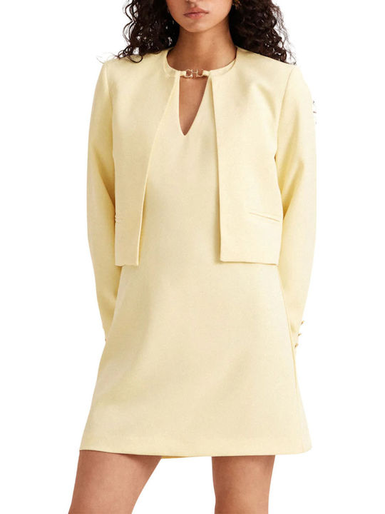 Enzzo Enzzo Damen Blazer Gelb