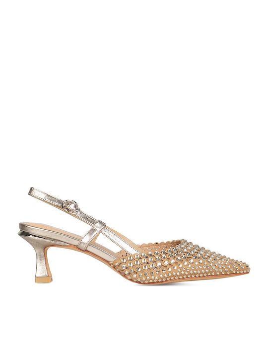 Alma en Pena Gold Heels