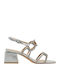 Damen Sandalen Silber