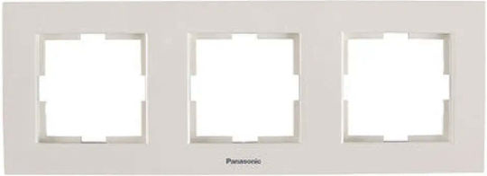Panasonic Karre Plus Triple Horizontal Frame