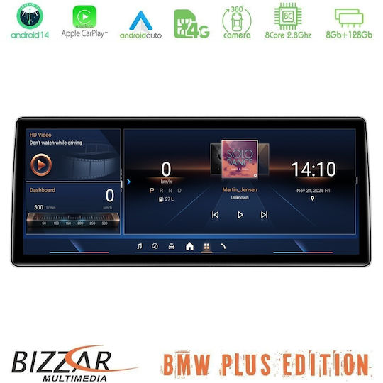 Bizzar Ηχοσύστημα Αυτοκινήτου για BMW X1 (E84) 2009 – 2014 (Bluetooth/USB/WiFi/GPS/Apple-Carplay/Android-Auto/CD) με Οθόνη Αφής 12.3"