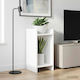 vidaXL Turn De Plante Din Lemn Alb 30x30x60 cm