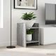 vidaXL Pflanzenturm Holz Grau 30x30x40cm