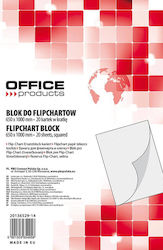 Office Products Χαρτόνι σε Μπλοκ 20 Φύλλων 65x100εκ. Λευκό