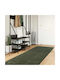vidaXL vidaXL Non-slip Rectangular Forest Green Living Room Rug 500x80cm