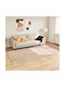 vidaXL Marsa Non-Slip Rectangular Beige Rug 150x230cm