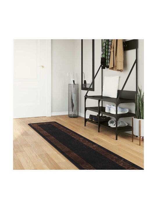 vidaXL Marsa Αντιολισθητικό Χαλί Διάδρομος Μαύρο 50x250cm