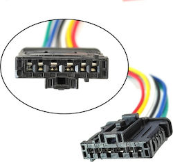 Rear Stop Socket 6 Pins Pigtail Connector Prewired 1606248780 Citroen Peugeot 206 207 208 301 307 308 508 1007 2008 Expert Partner Rear Stop Socket 6 Pins Pigtail Connector Prewired 1606248780 Citroen Peugeot 206 207 208 301 307 308 508 1007 2008 Expert Partner