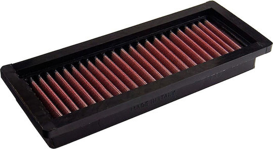 Simoni Racing Air Filter Panel 228x88x25 Mm Red Cotton Washable Reusable 1 Pc Srsr16 Srsr16